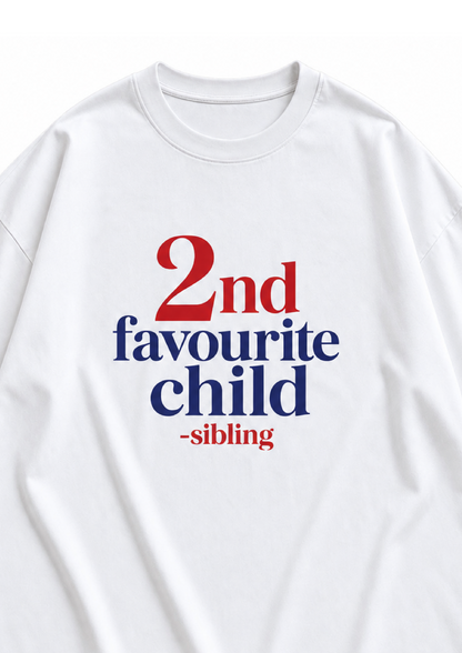 2nd Favourite Child | Unisex Oversized Classic T-Shirt