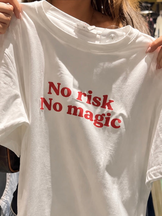 No Risk No Magic | Unisex Oversized Classic T-Shirt
