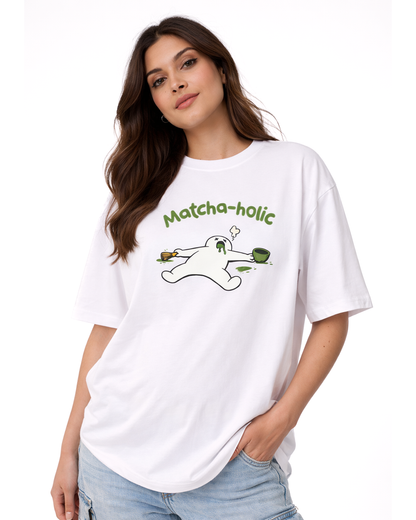 Matcha-Holic | Unisex Oversized T-Shirt