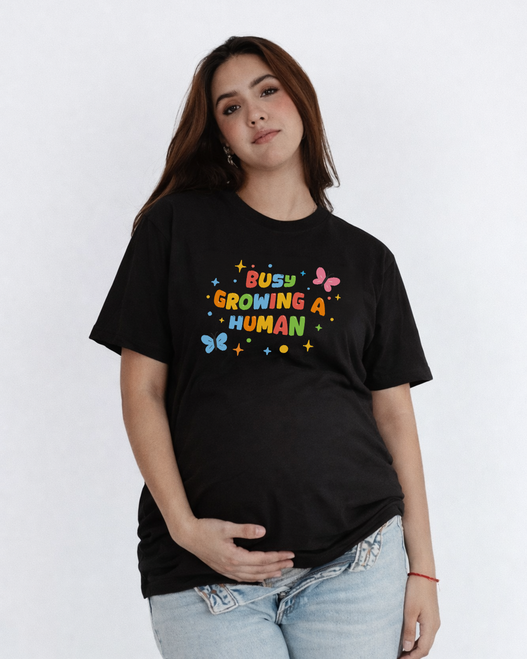 Busy Growing a Human | Oversized T-Shirt