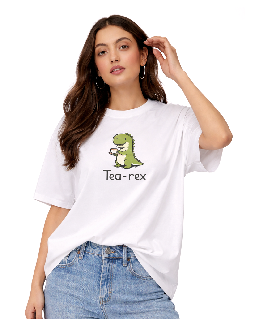 Tea-Rex | Unisex Oversized Classic T-Shirt