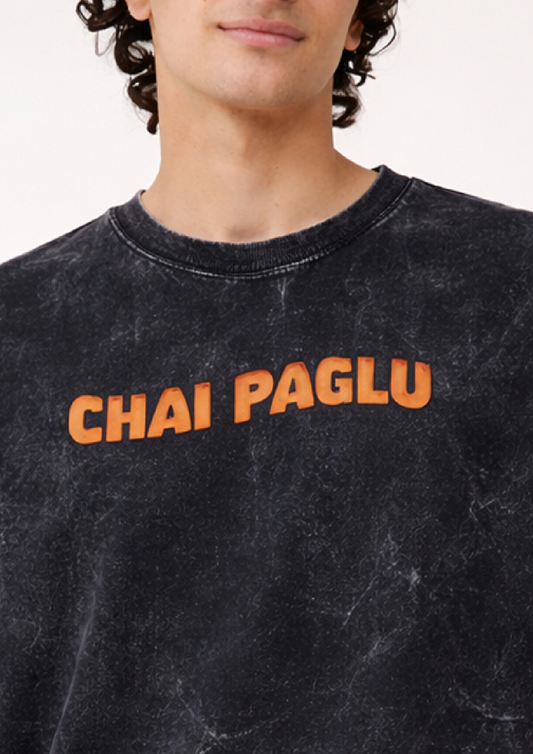 Chai Paglu | Unisex Tie Dye Oversized T-Shirt