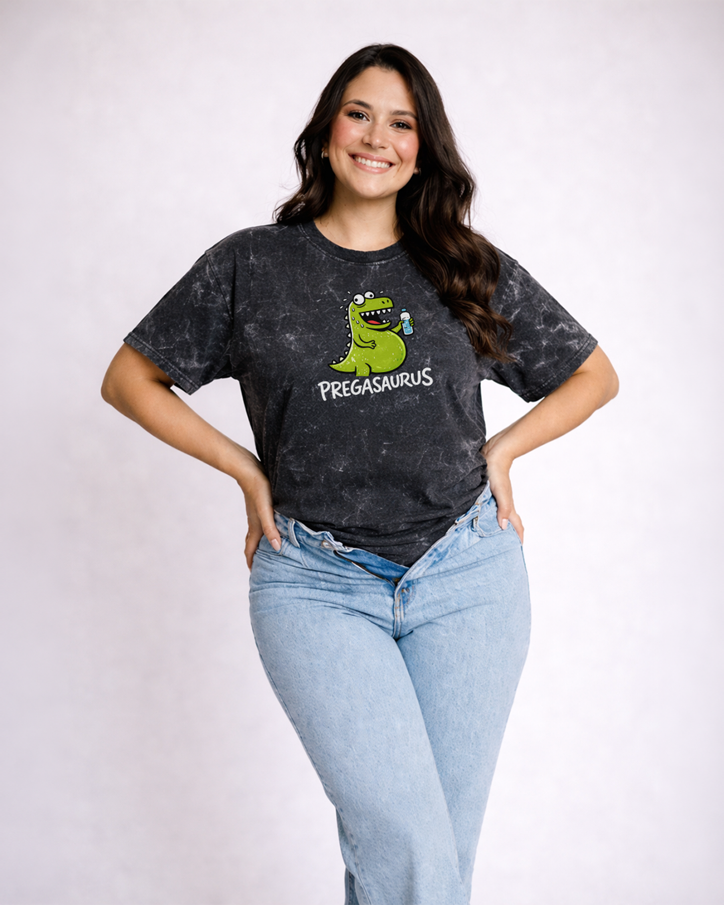 Pregasaurus | Washed Oversized Tee