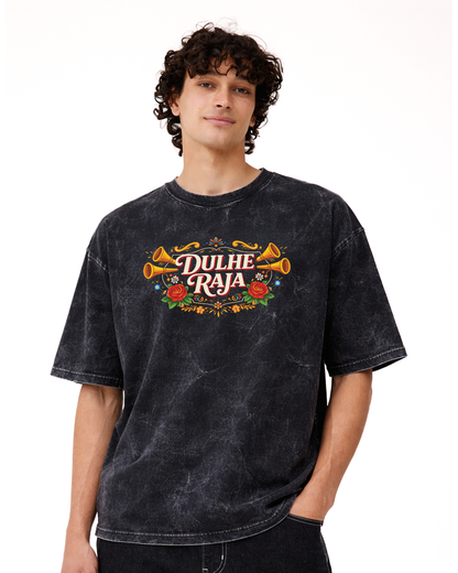 Dulhe Raja | Acid Washed Oversized Tee