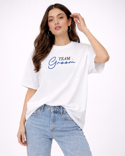 Team Groom | Unisex Oversized T-Shirt