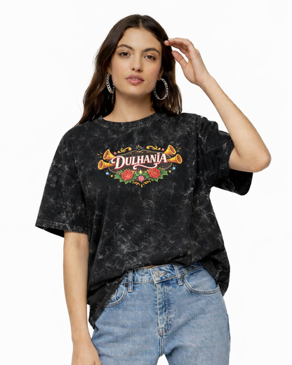 Dulhania | Acid Washed Oversized Tee