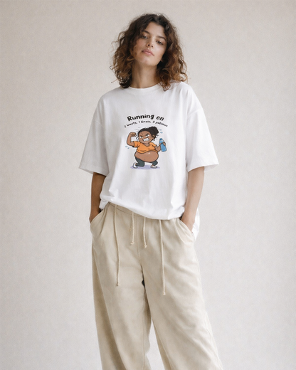 2 Hearts, 1 Brain, 0 Patience | Oversized T-Shirt