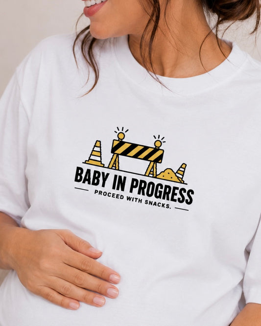 Baby in Progress | Unisex Oversized Classic T-Shirt