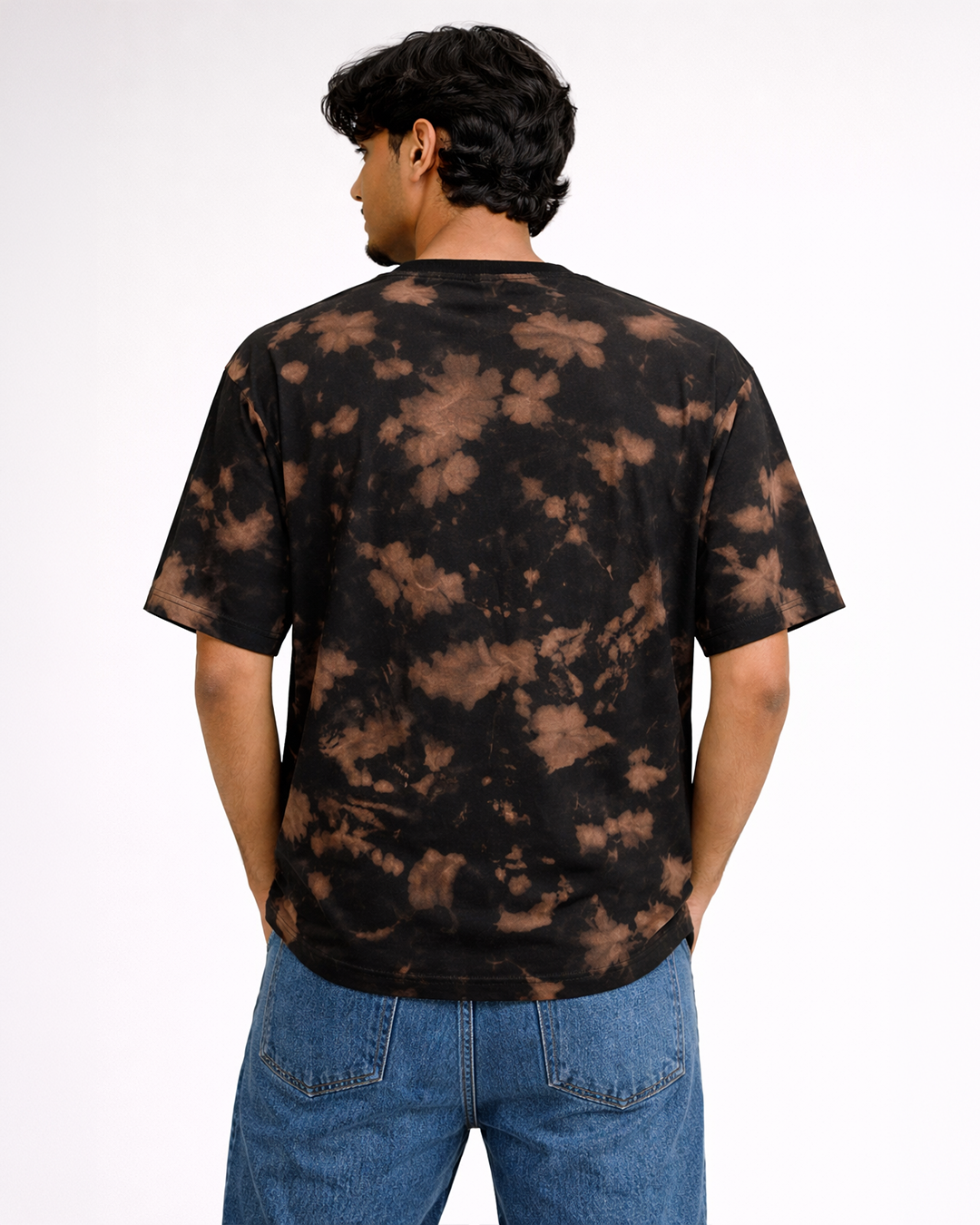 Stressed Blessed Coffee Obsessed | Unisex Tie Dye Oversized T-Shirt