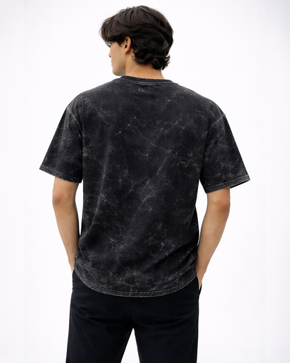Depresso | Unisex Acid Washed Oversized Tee