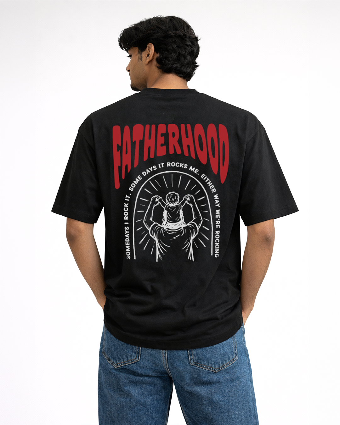 Fatherhood (black) | Oversized T-Shirt