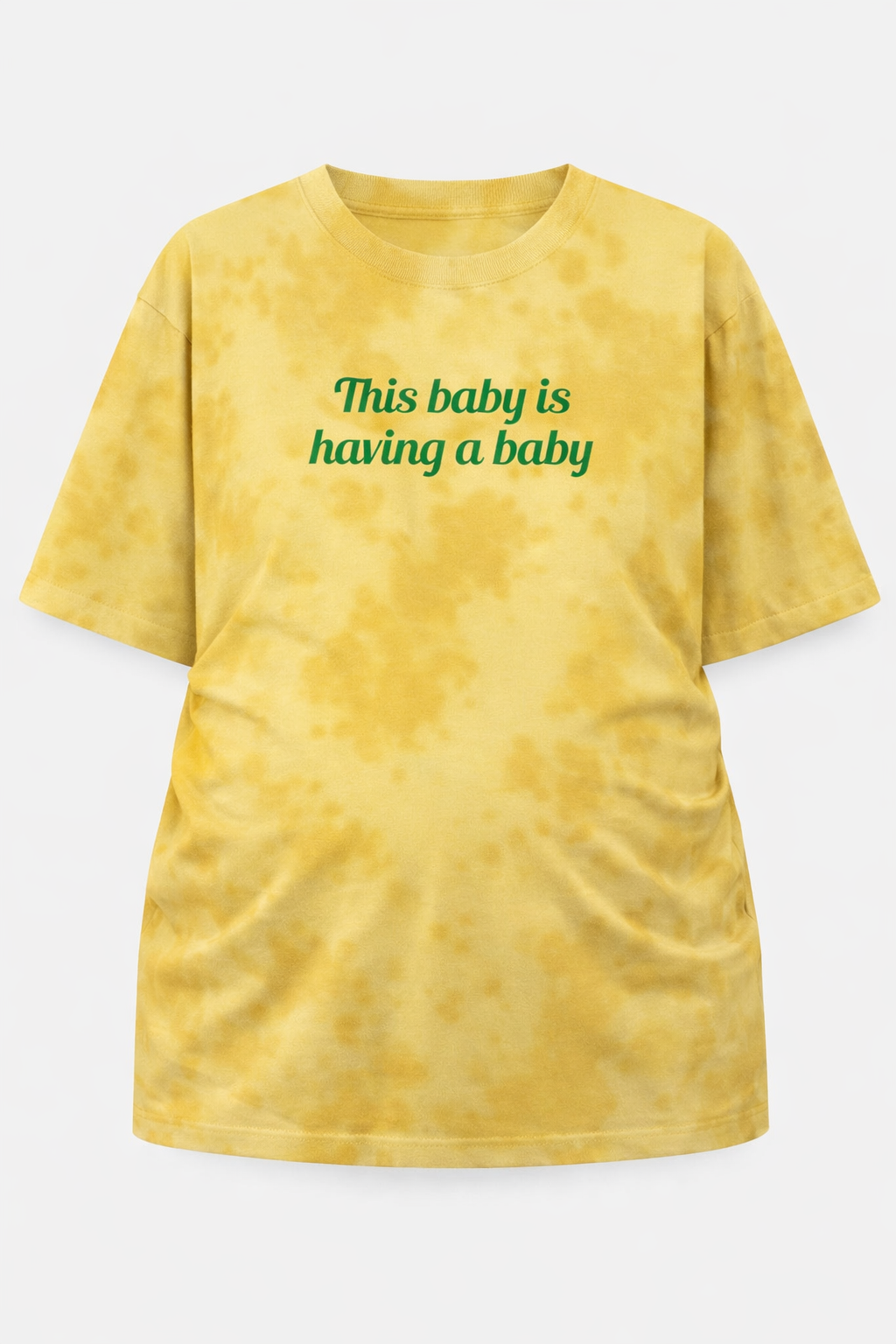 Baby having baby | Tie Dye Oversized T-Shirt