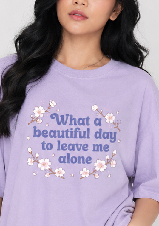 Leave me Alone | Unisex Oversized Classic T-Shirt