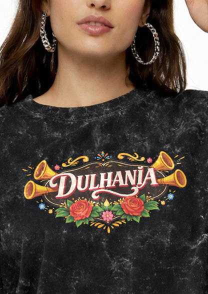 Dulhania | Acid Washed Oversized Tee