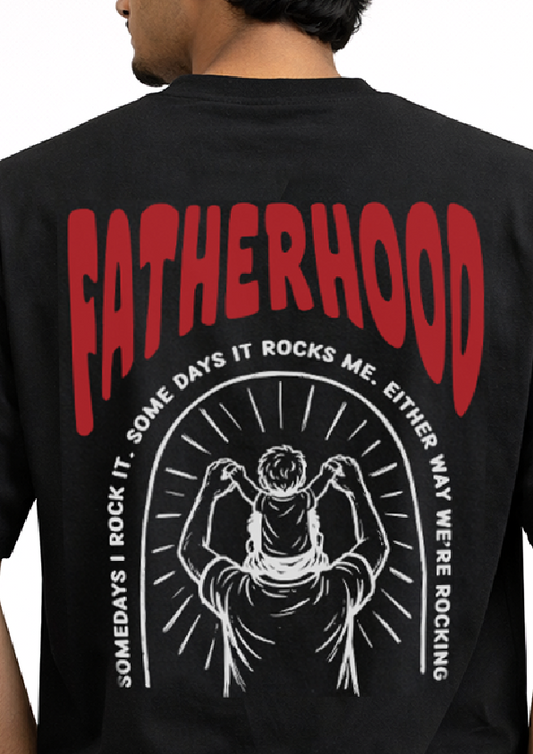 Fatherhood (black) | Oversized T-Shirt
