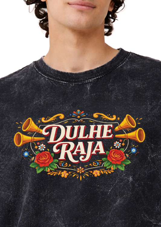 Dulhe Raja | Acid Washed Oversized Tee
