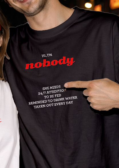 I'm Nobody | Unisex Oversized Classic T-Shirt