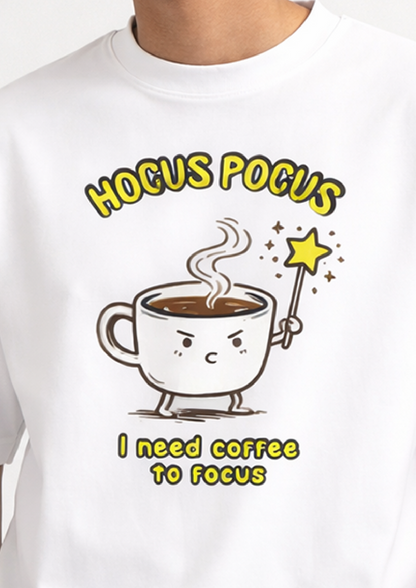 Hocus Pocus Focus | Unisex Oversized T-Shirt