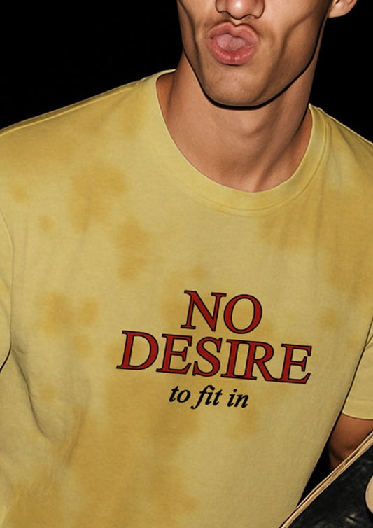 No Desire | Unisex Tie Dye Oversized T-Shirt