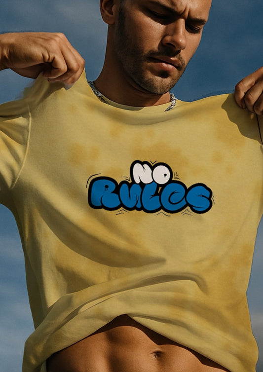 No Rules | Unisex Tie Dye Oversized T-Shirt