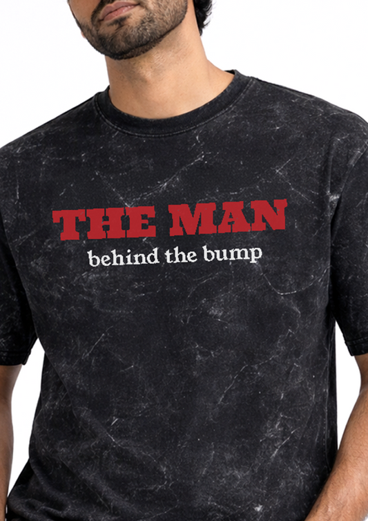 Man Behind the Bump | Acid Washed Oversized Tee