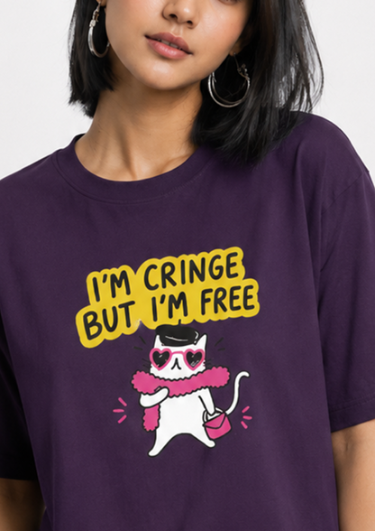 Cringe & Free | Unisex Oversized Classic T-Shirt