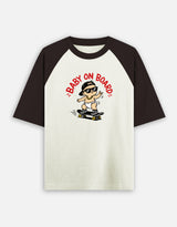 Coffee Brown off white