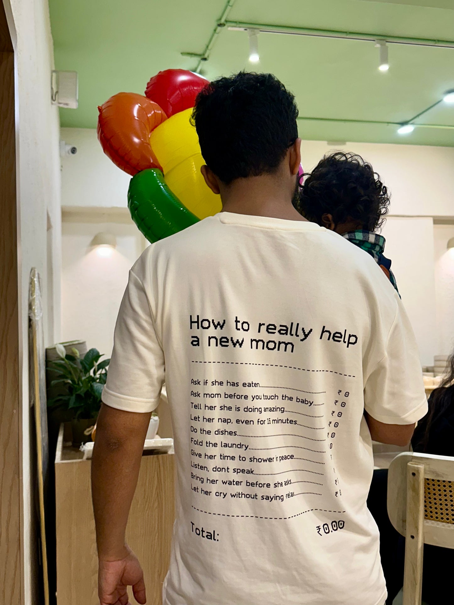 Help a New Mom | Unisex Oversized T-Shirt
