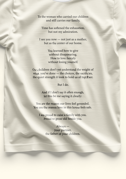 Letter to My Wife | Oversized Classic T-Shirt