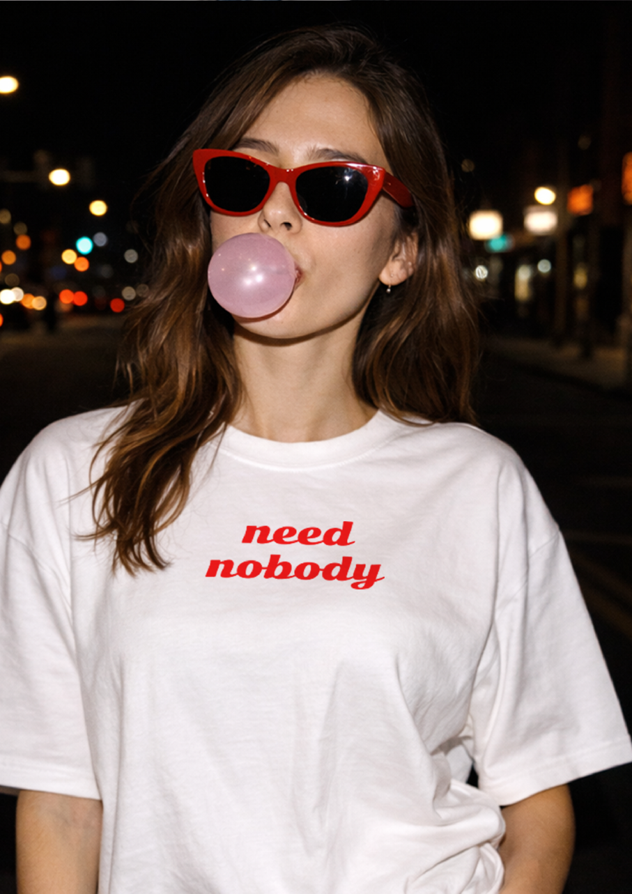Need Nobody Combo | Couple T-Shirts