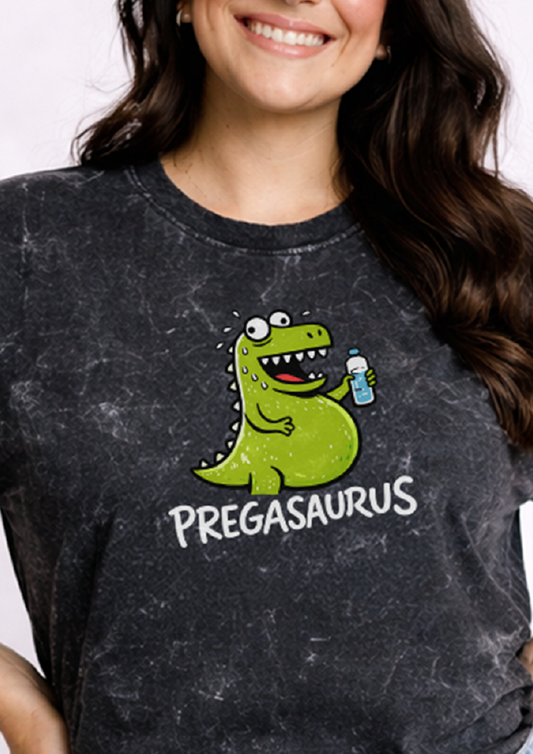 Pregasaurus | Washed Oversized Tee
