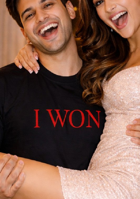 I Won | Unisex Oversized T-Shirt
