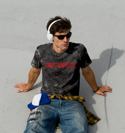 God's Favourite | Unisex Acid Washed Oversized Tee