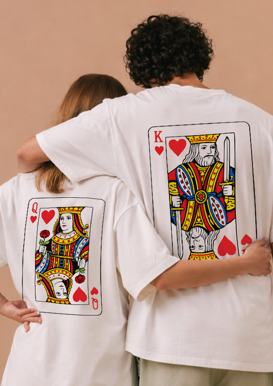 King and Queen | Couple T-Shirts