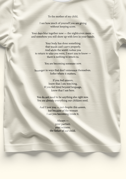 To The Postpartum Mother | Oversized Classic T-Shirt