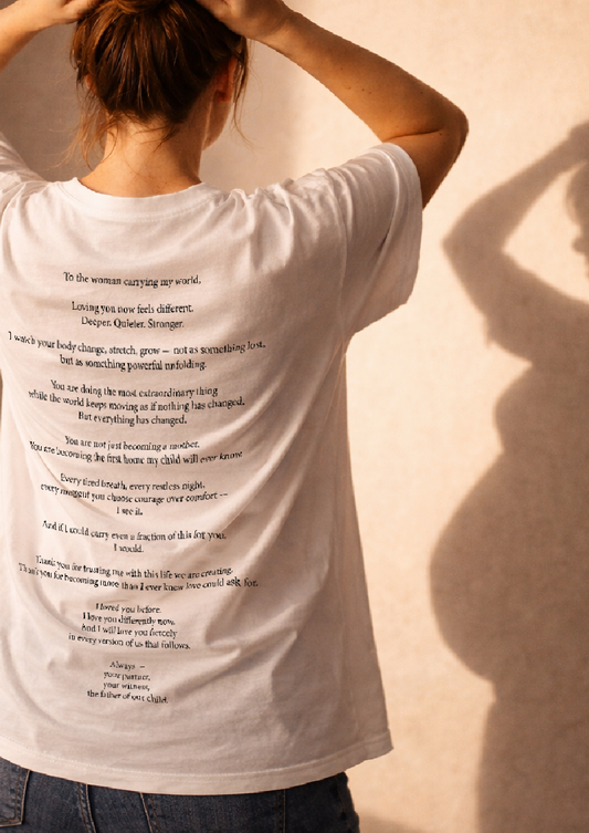 Letter to my Pregnant Wife | Unisex Oversized Classic T-Shirt